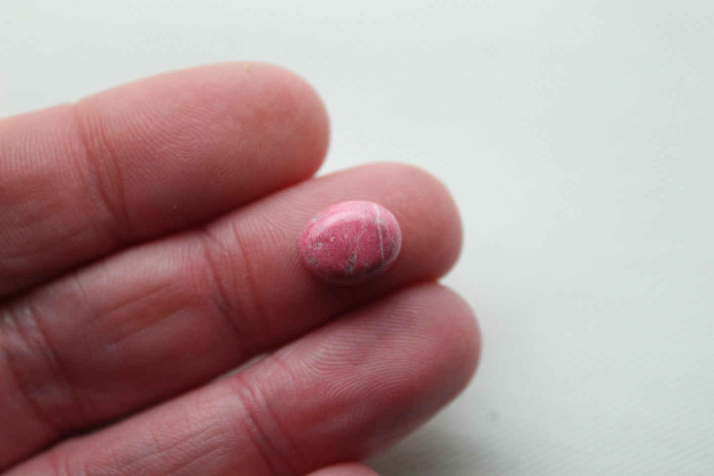 TWO Thulite cabochons 8X10 MM Gemstones oval