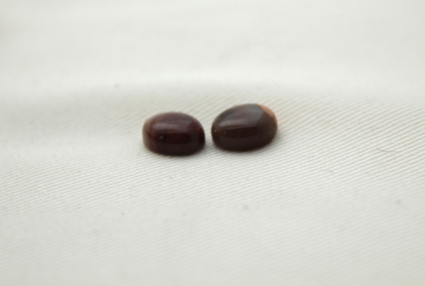 TWO Oval Imperial Jasper cabochons Gemstone 8x10MM