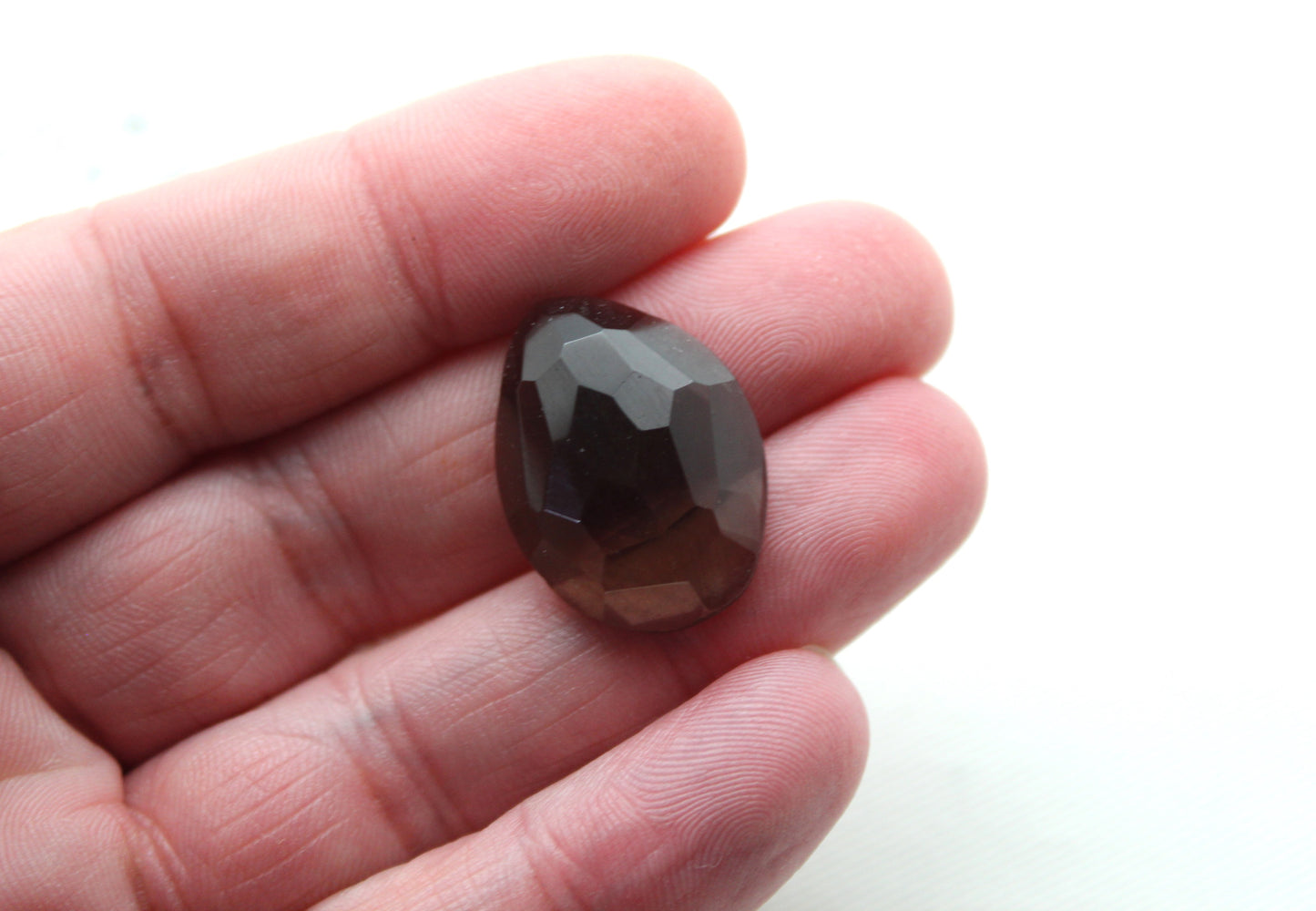 Smoky Quartz Cabochon Gemstone rose cut