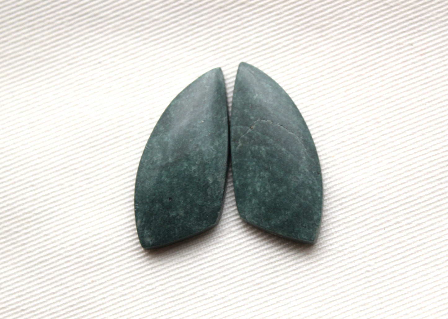 Wonosobo Jasper Cabochons Pair Gemstone freeform