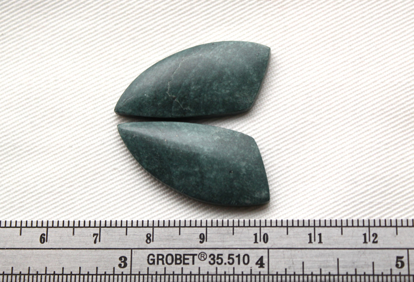 Wonosobo Jasper Cabochons Pair Gemstone freeform