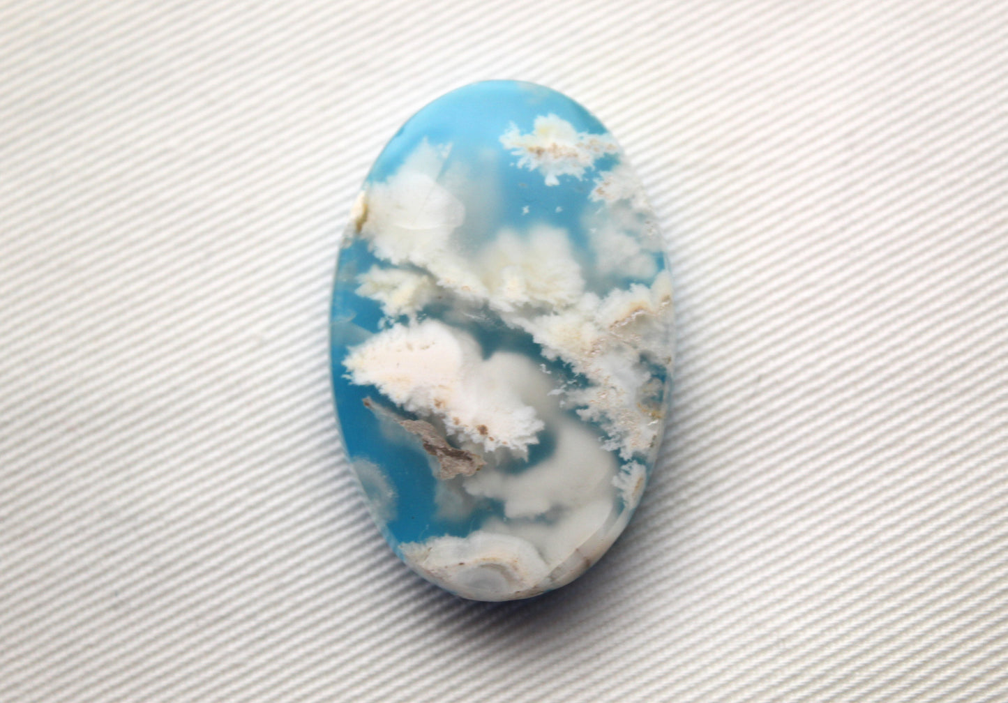 <tc>Agate Plume DOUBLET Cabochon goutte</tc>