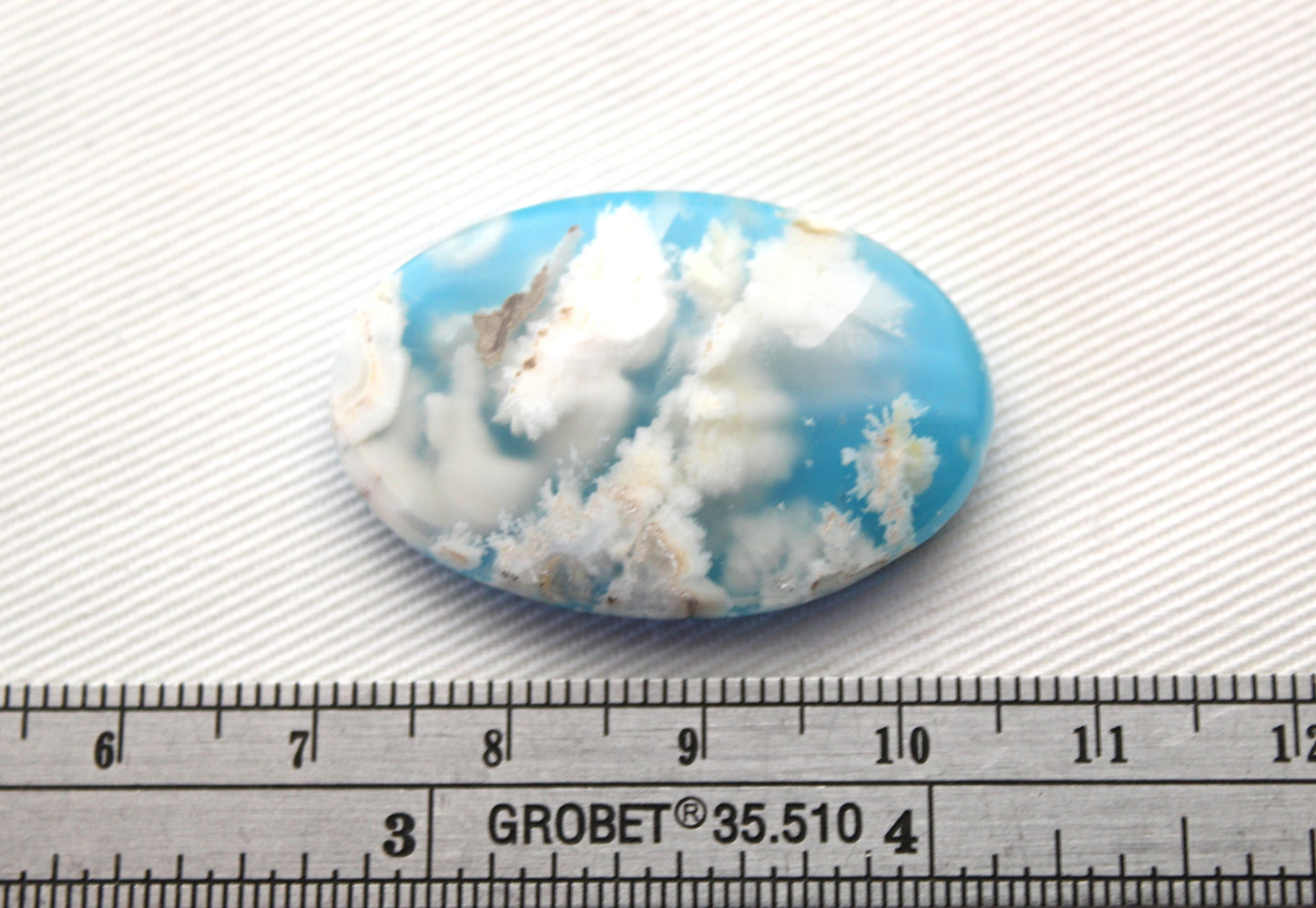 <tc>Agate Plume DOUBLET Cabochon goutte</tc>