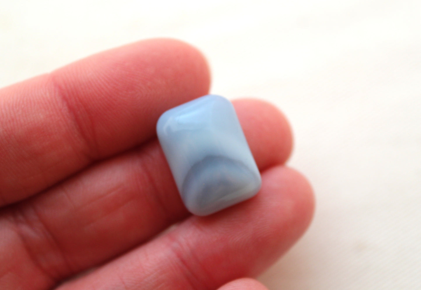 Blue Opal Cabochon Gemstone rectangle 13X18MM