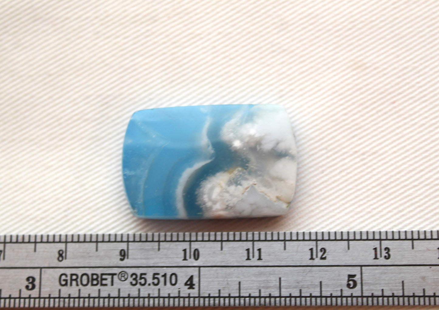 Indonesian Agate Plume DOUBLET Cabochon Gemstone rectangle cushion