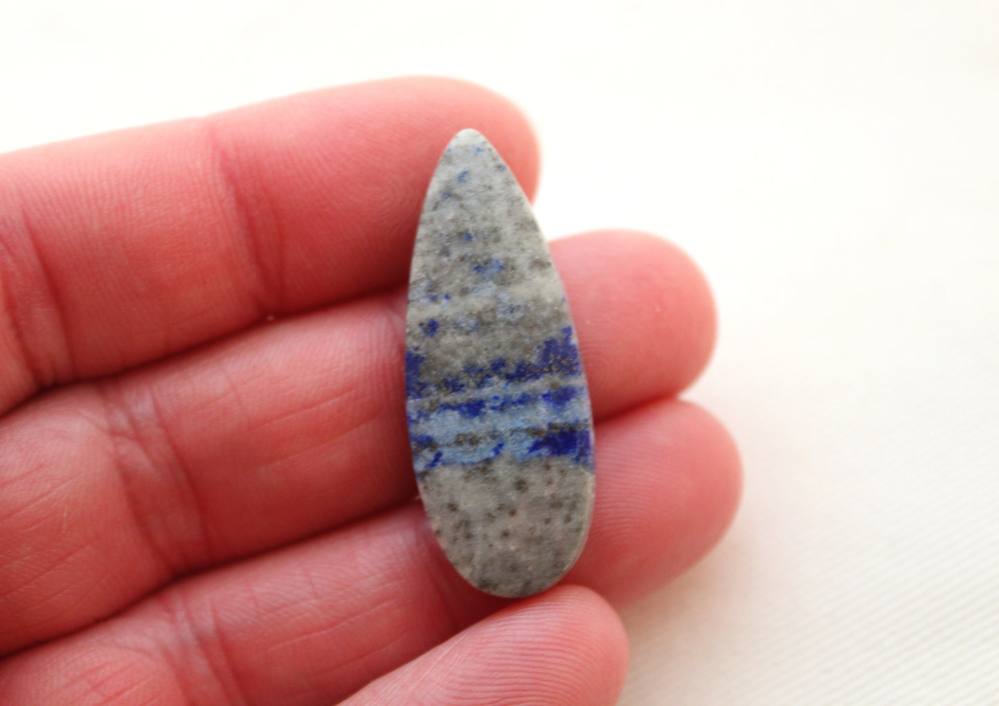 Lapis lazuli Pair Cabochon Blue Gemstones