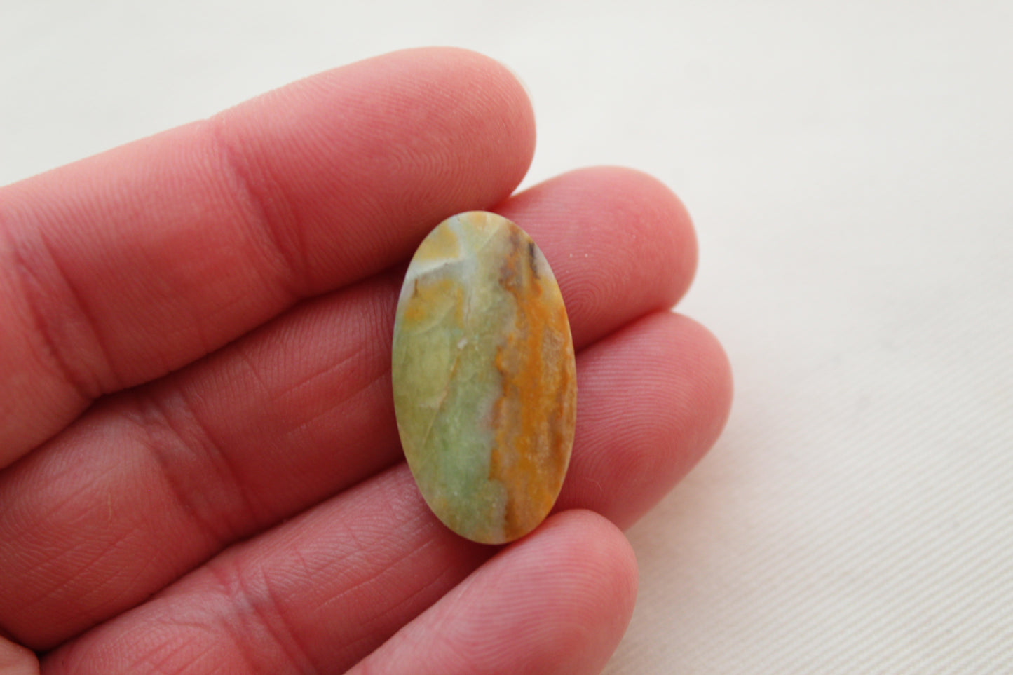 Opalized Wood Cabochon oval natural gemstone