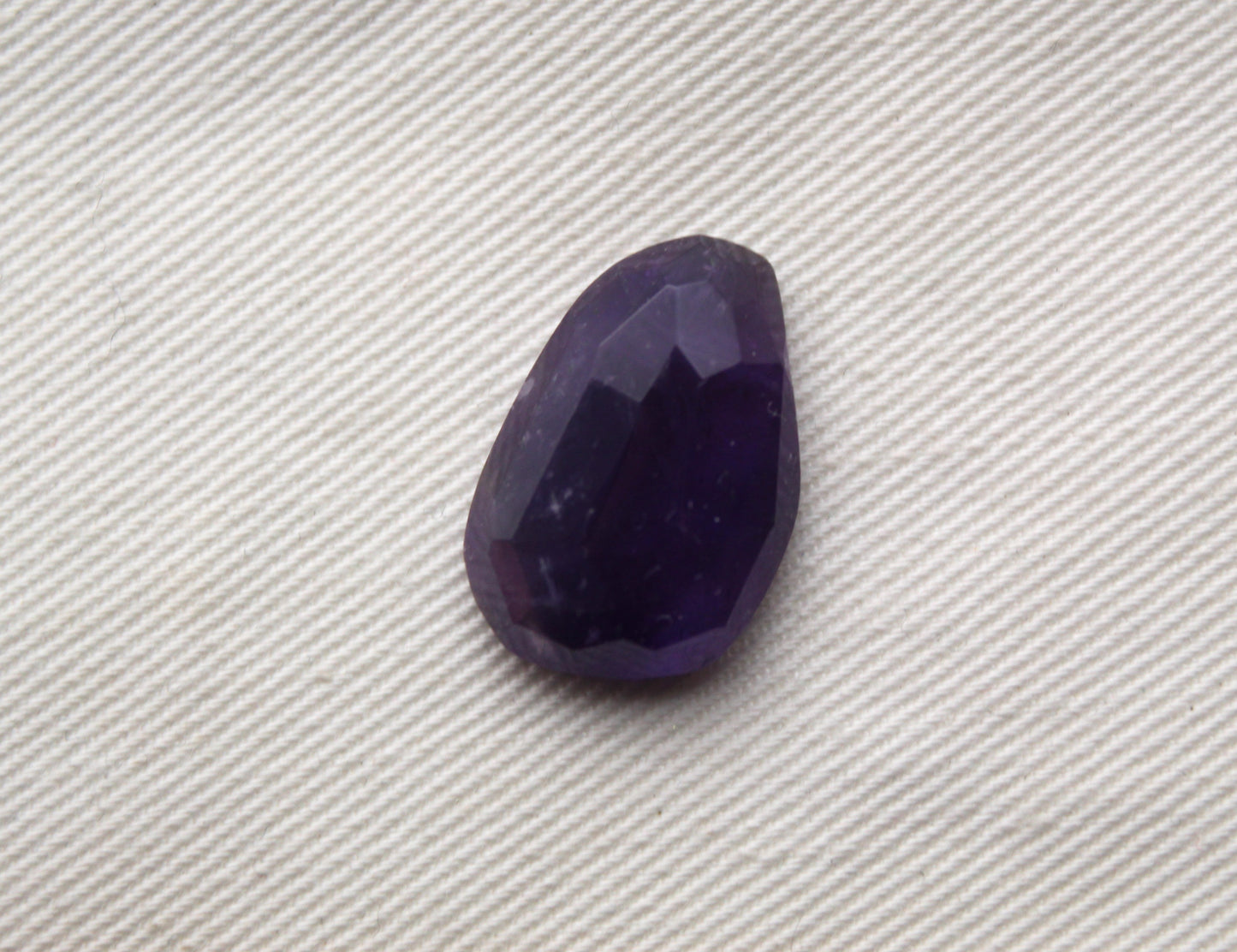 Rose cut Amethyst Cabochon Gemstone purple