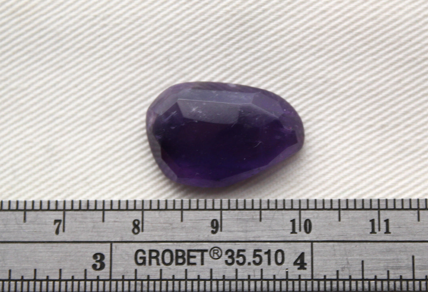 Rose cut Amethyst Cabochon Gemstone purple