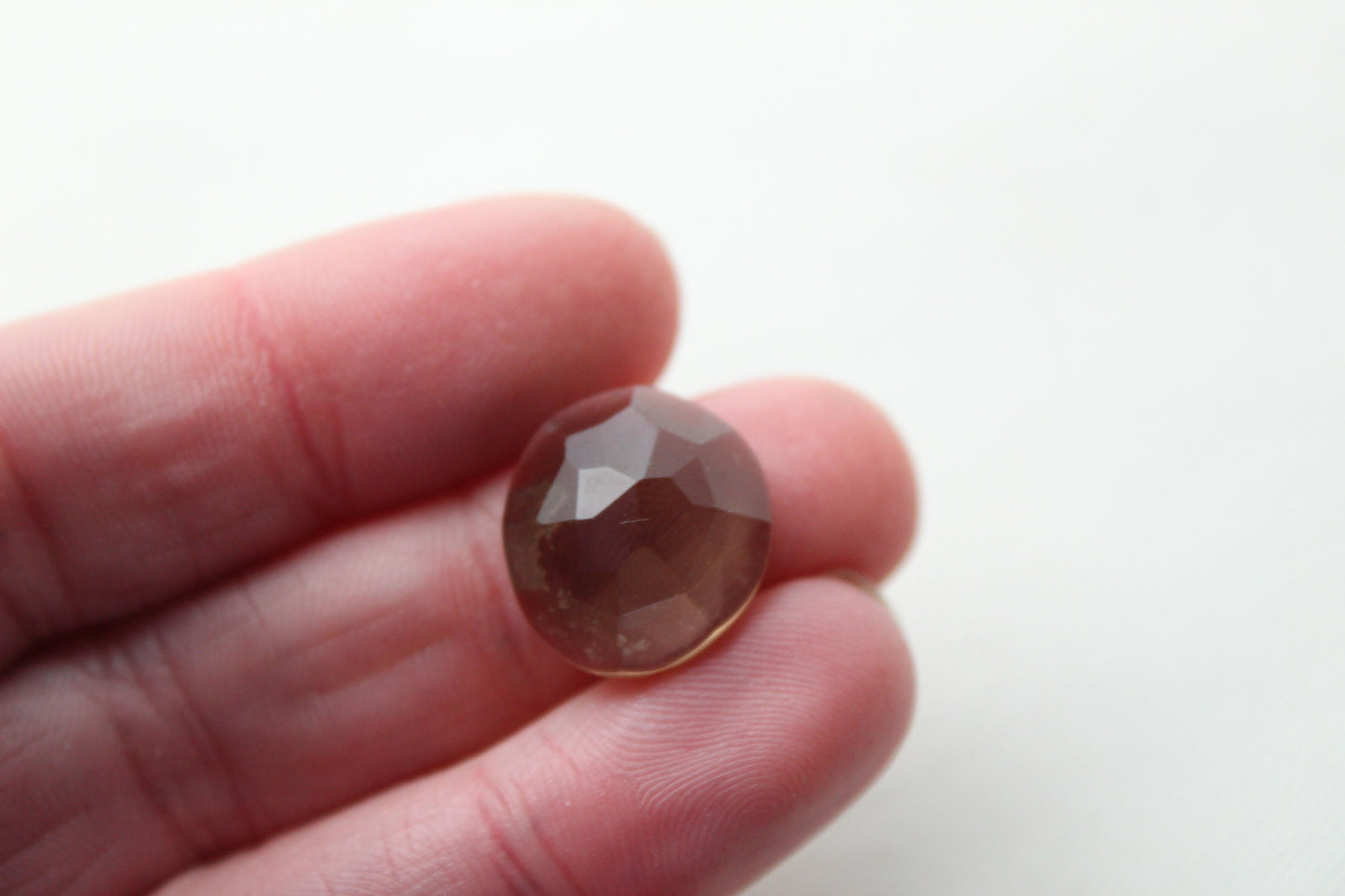 Smoky Quartz Fancy Cabochon Gemstone rose cut