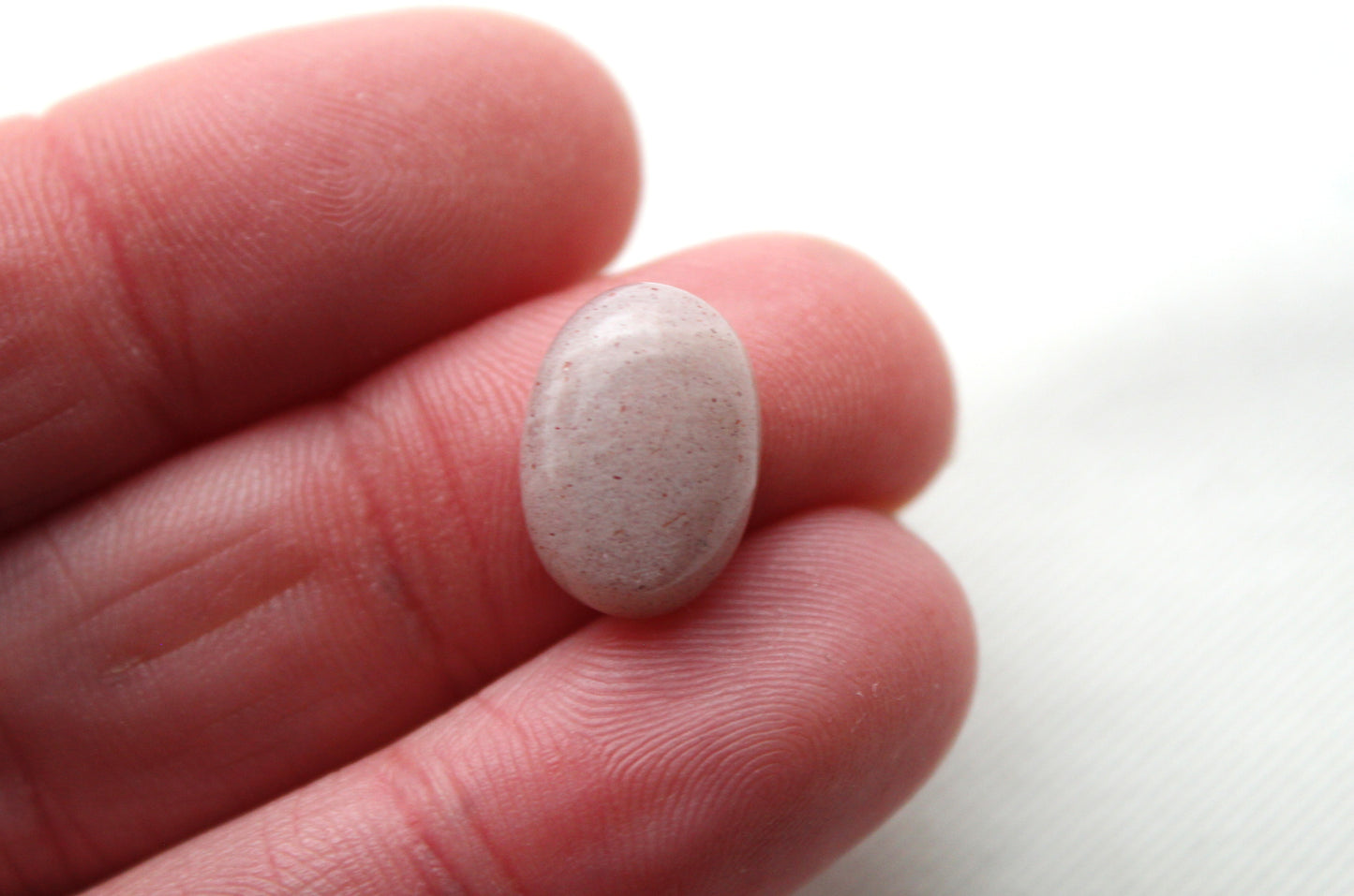 Pair of pink Moonstone cabochons 10X14 MM Gemstones Oval