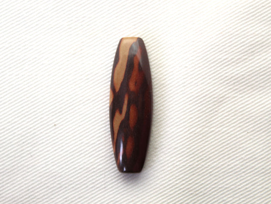 Zebra Jasper Cabochon gemstone barrel 12x35MM