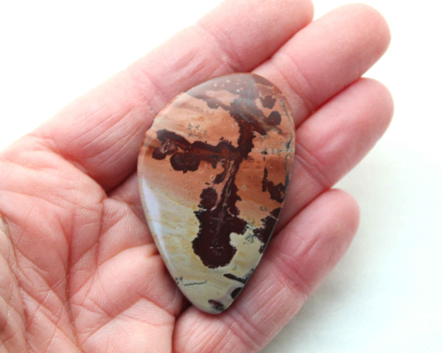 LARGE Dendritic Jasper Cabochon Gemstone freeform