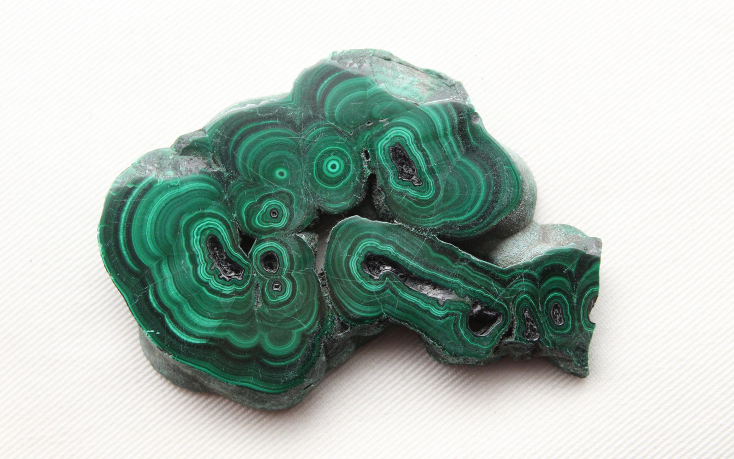 One Malachite Slice natural gemstone