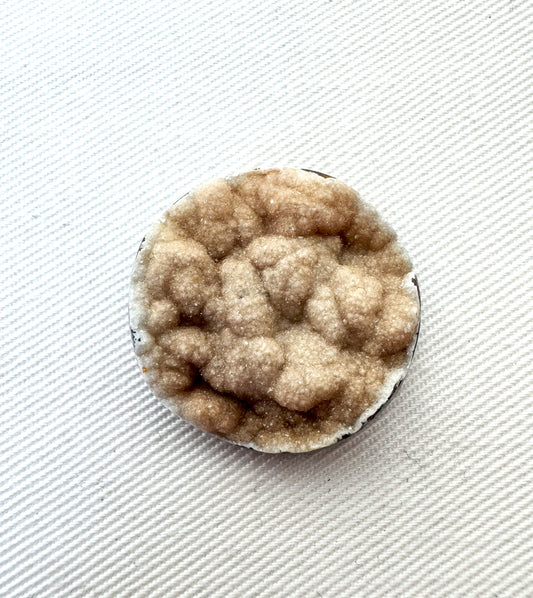 Druzy Agate Cabochon Gemstone brown round 28MM