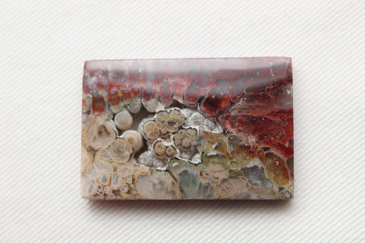 Plume Agate Cabochon natural Gemstone Rectangle