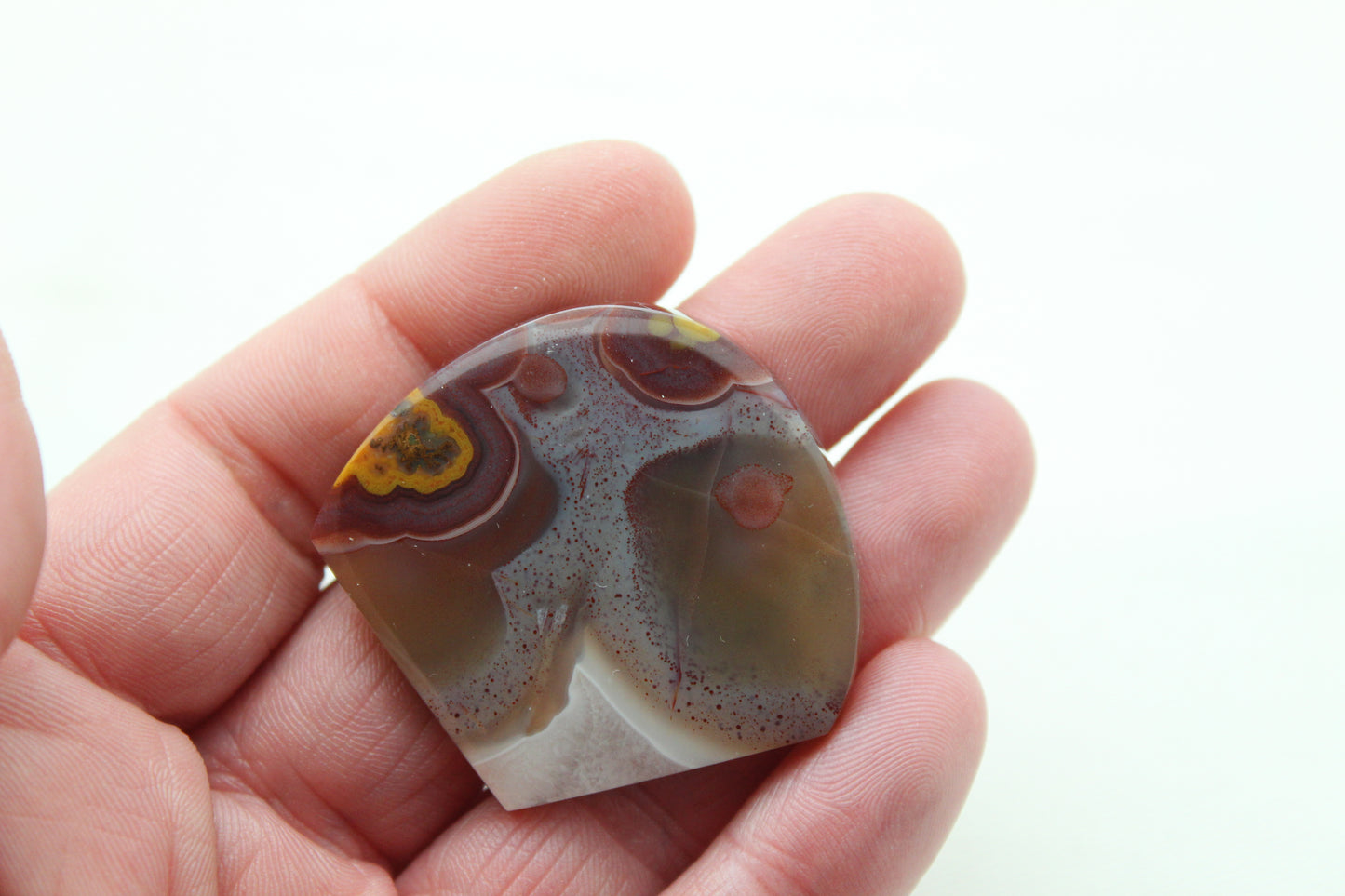 Agua Nueva Agate Cabochon Mexican Gemstone freeform