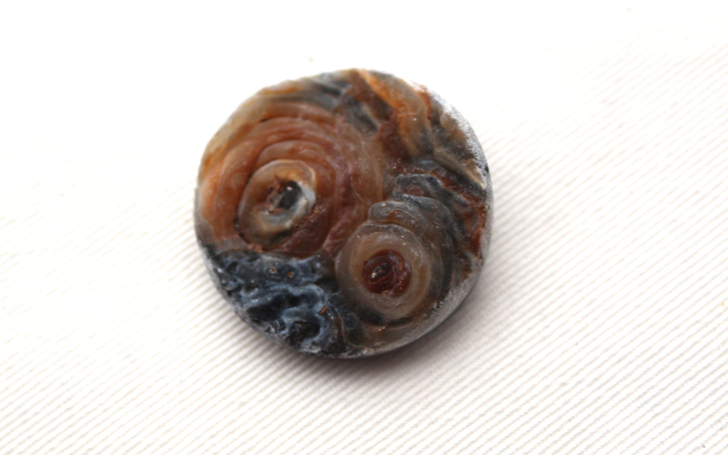 Chalcedony druzy cabochon gemstone round 30 MM