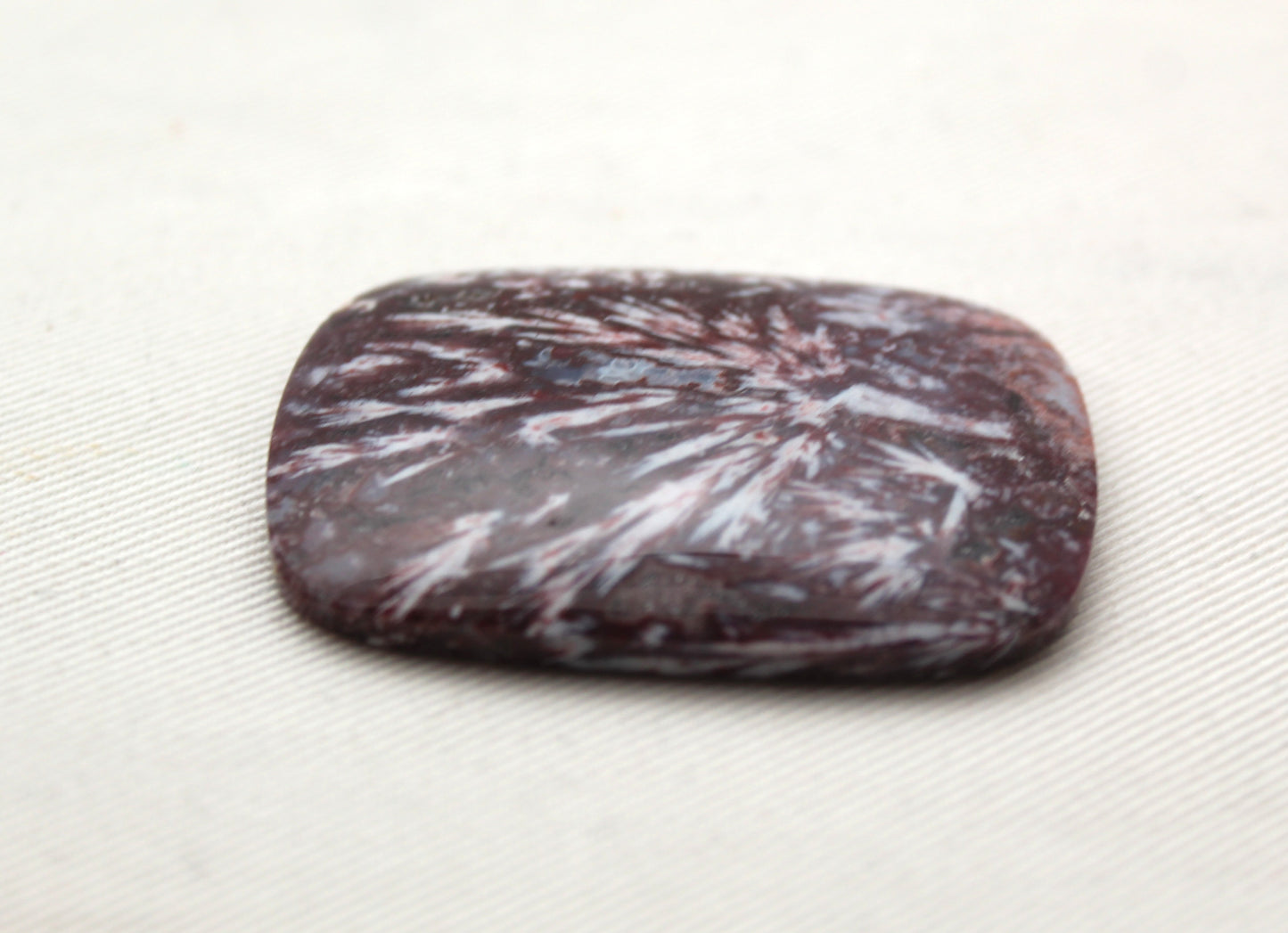Freeform Sagenite Agate Cabochon Gemstone