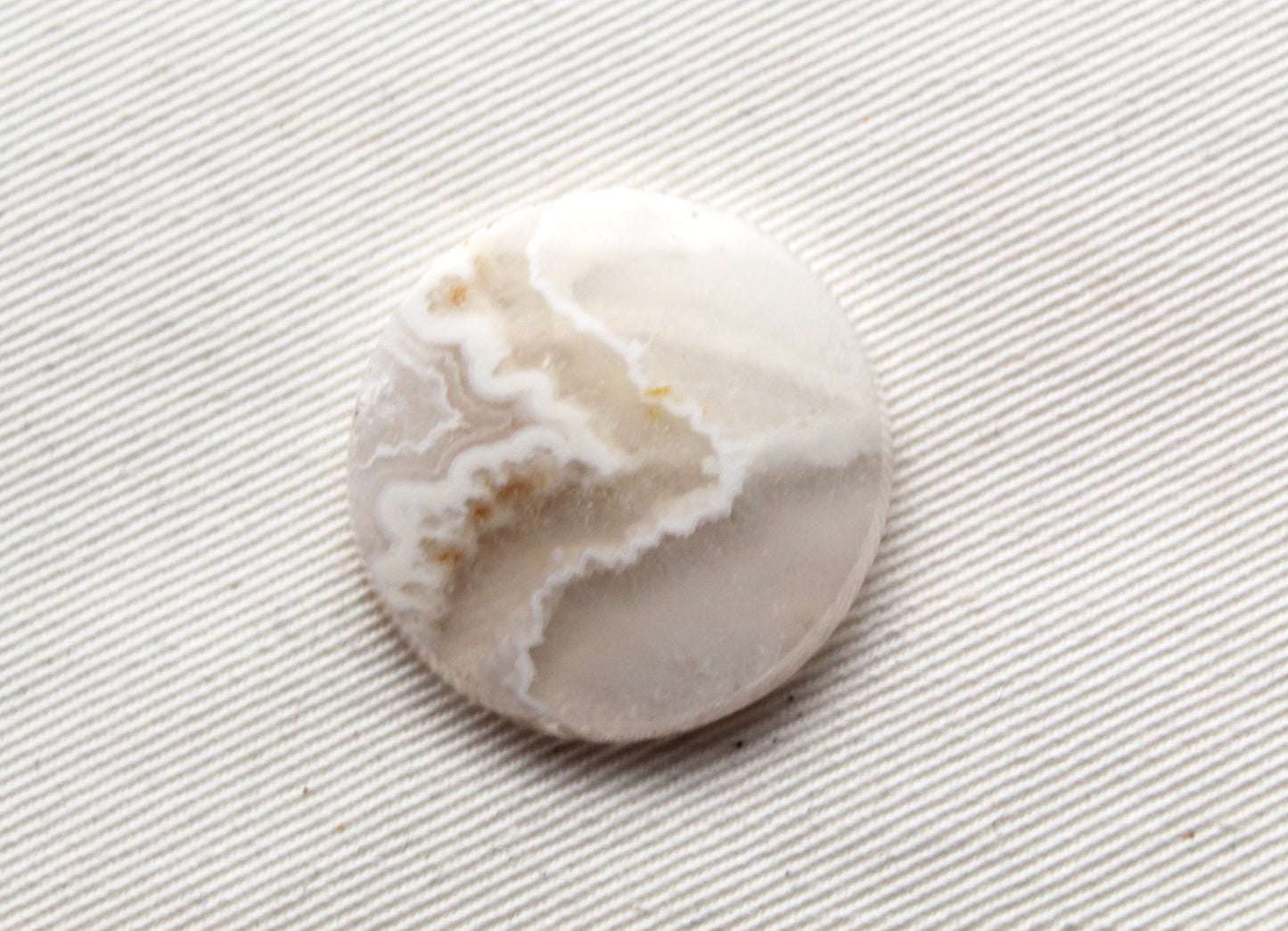 Pandora Agate Cabochon Gemstone white round 29MM