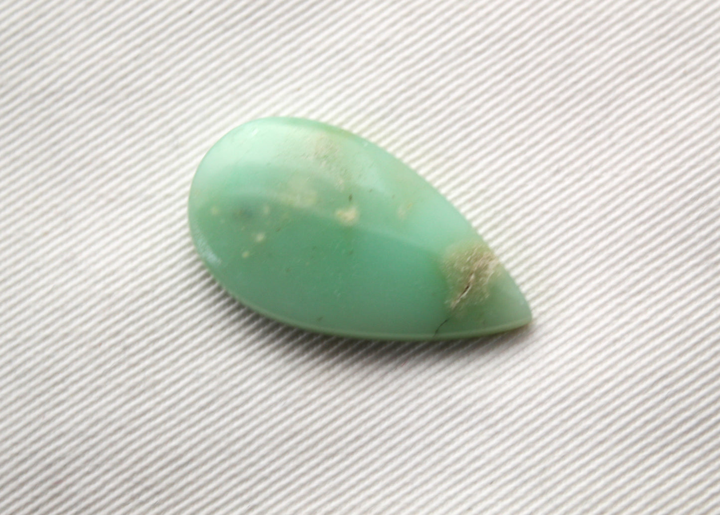 Chrysoprase Pear Cabochon Gemstone green