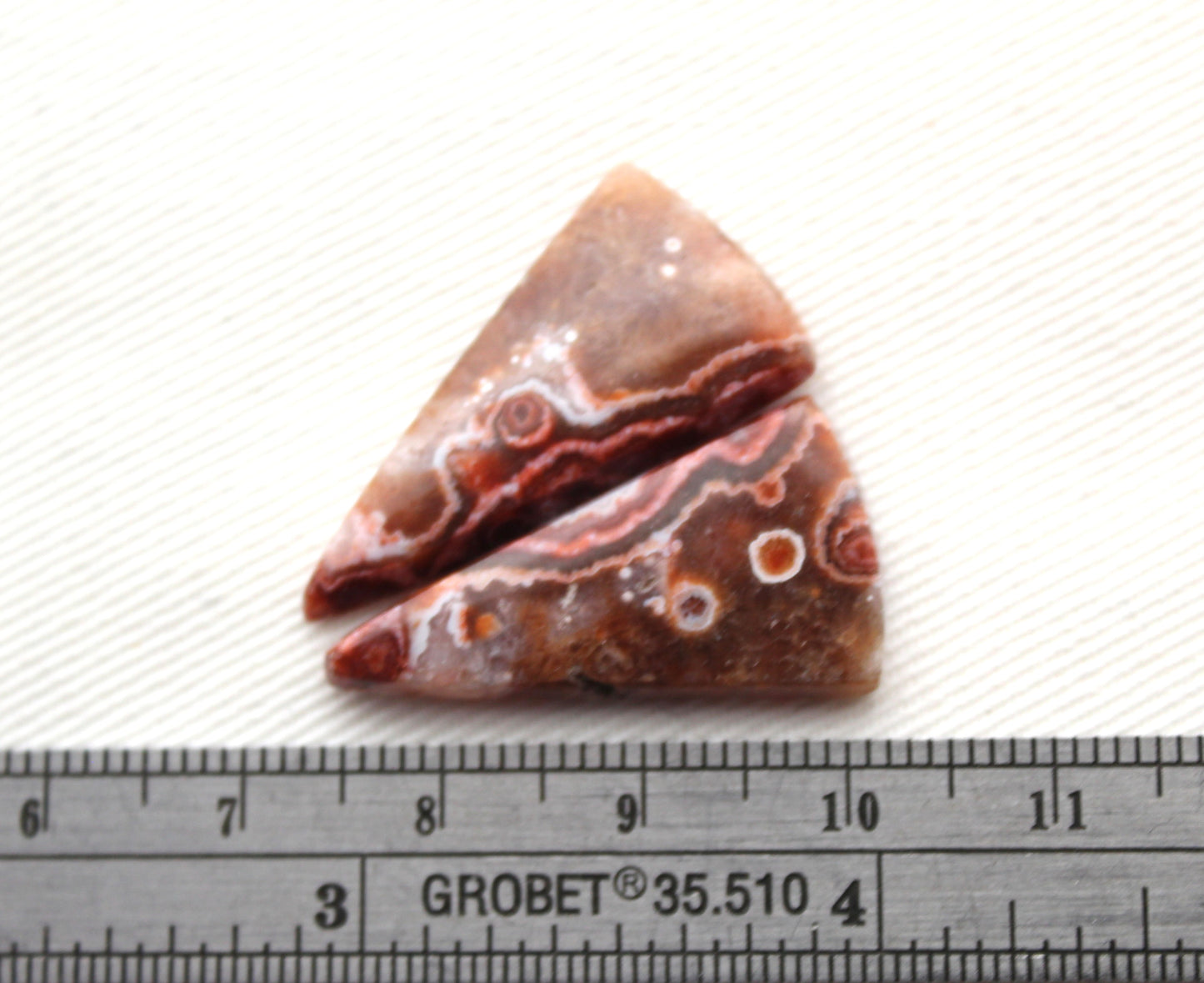 River Jasper Pair Cabochon Gemstone triangle