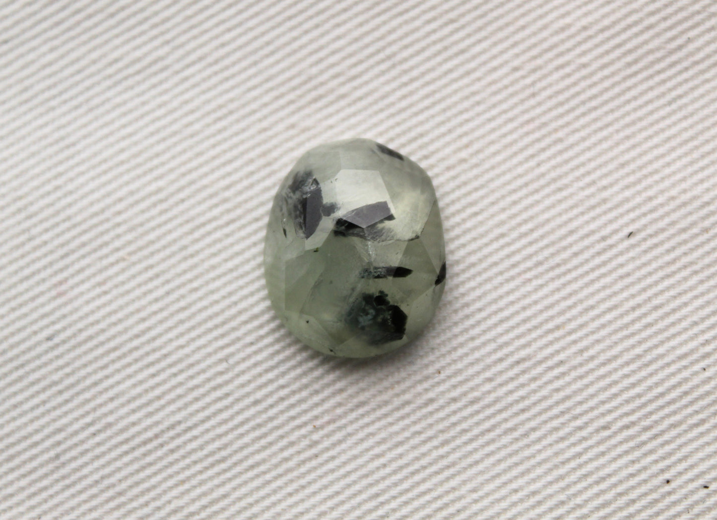 One prehnite faceted cabochons Gemstones freeform