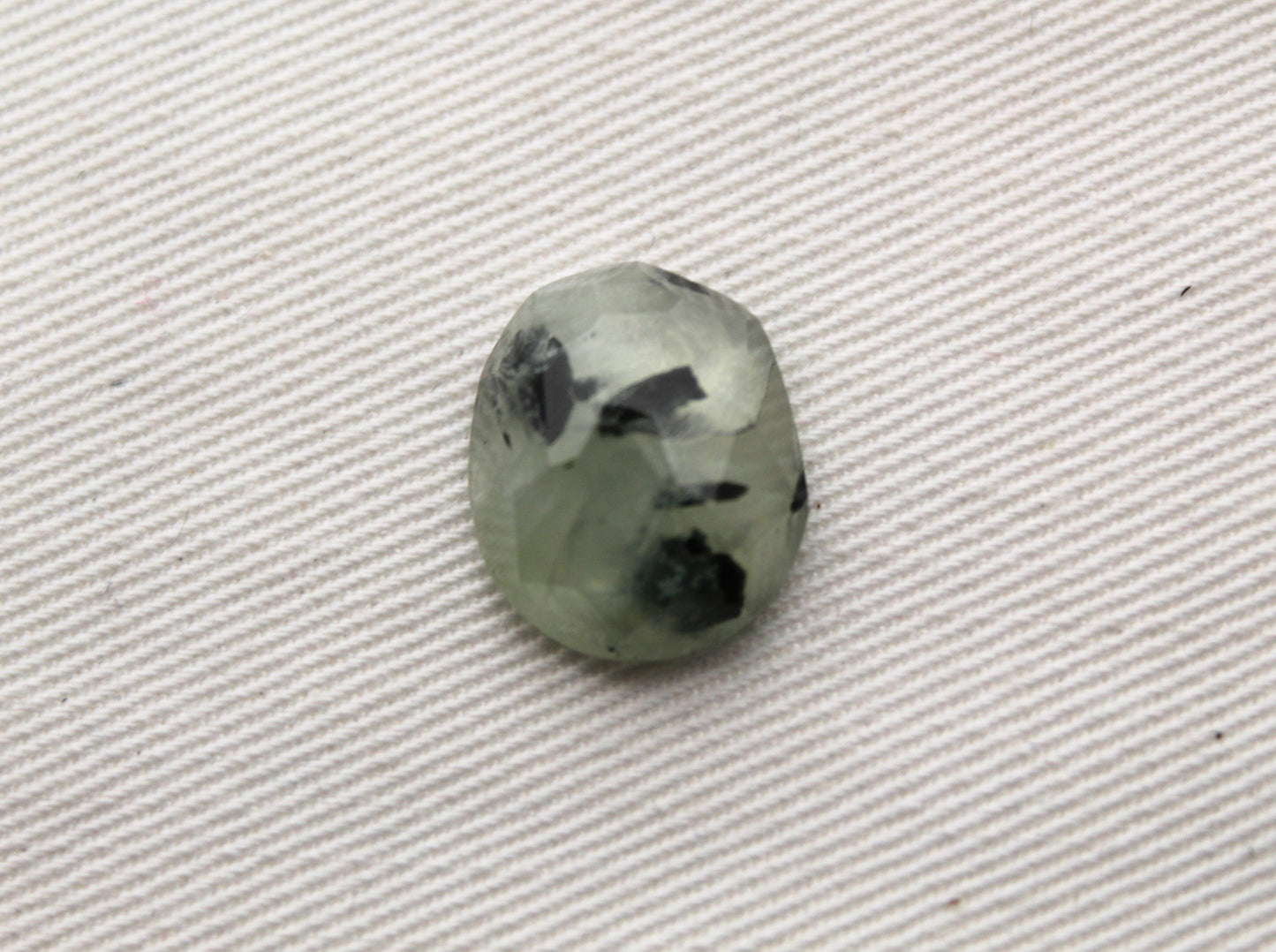 One prehnite faceted cabochons Gemstones freeform