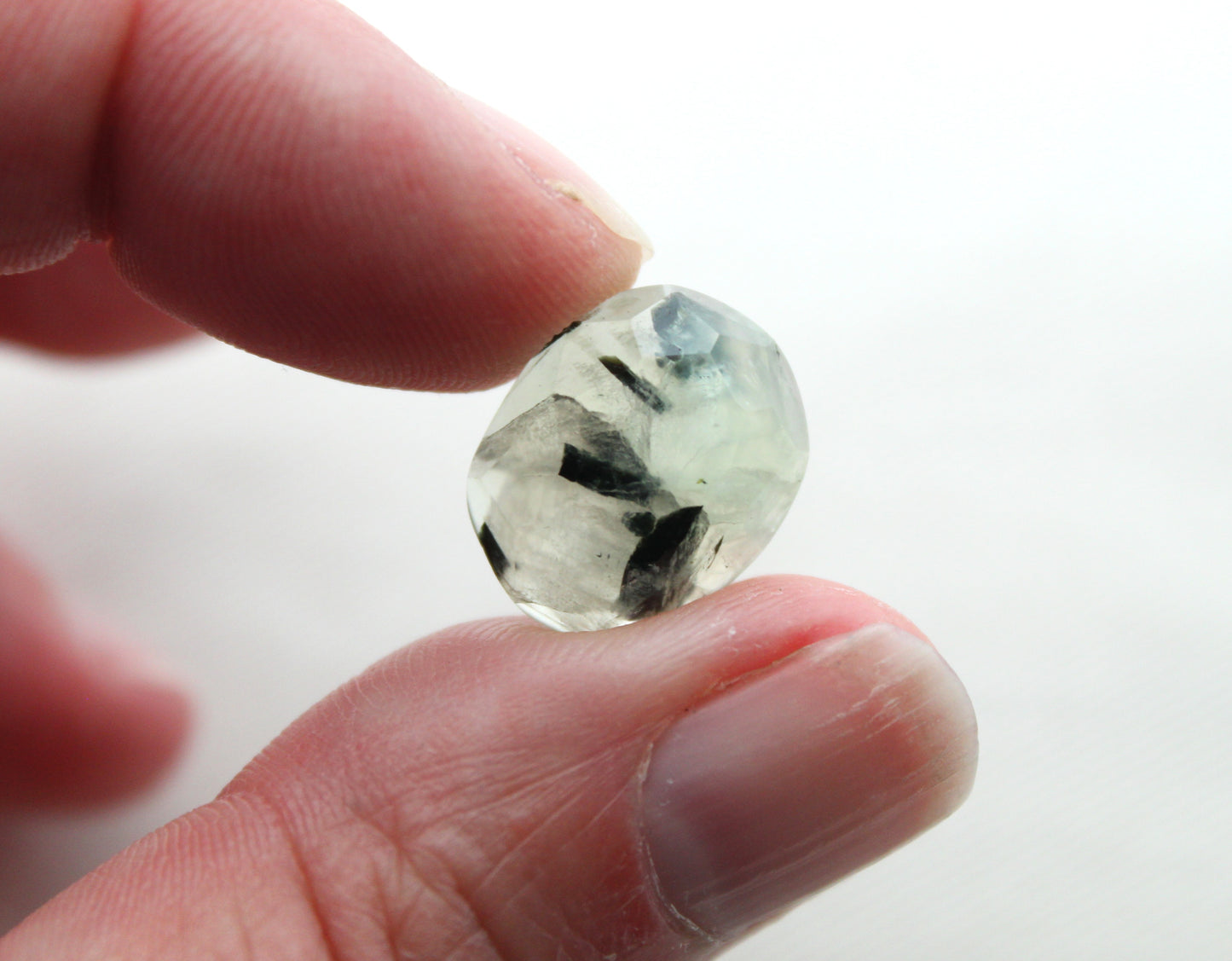 One prehnite faceted cabochons Gemstones freeform