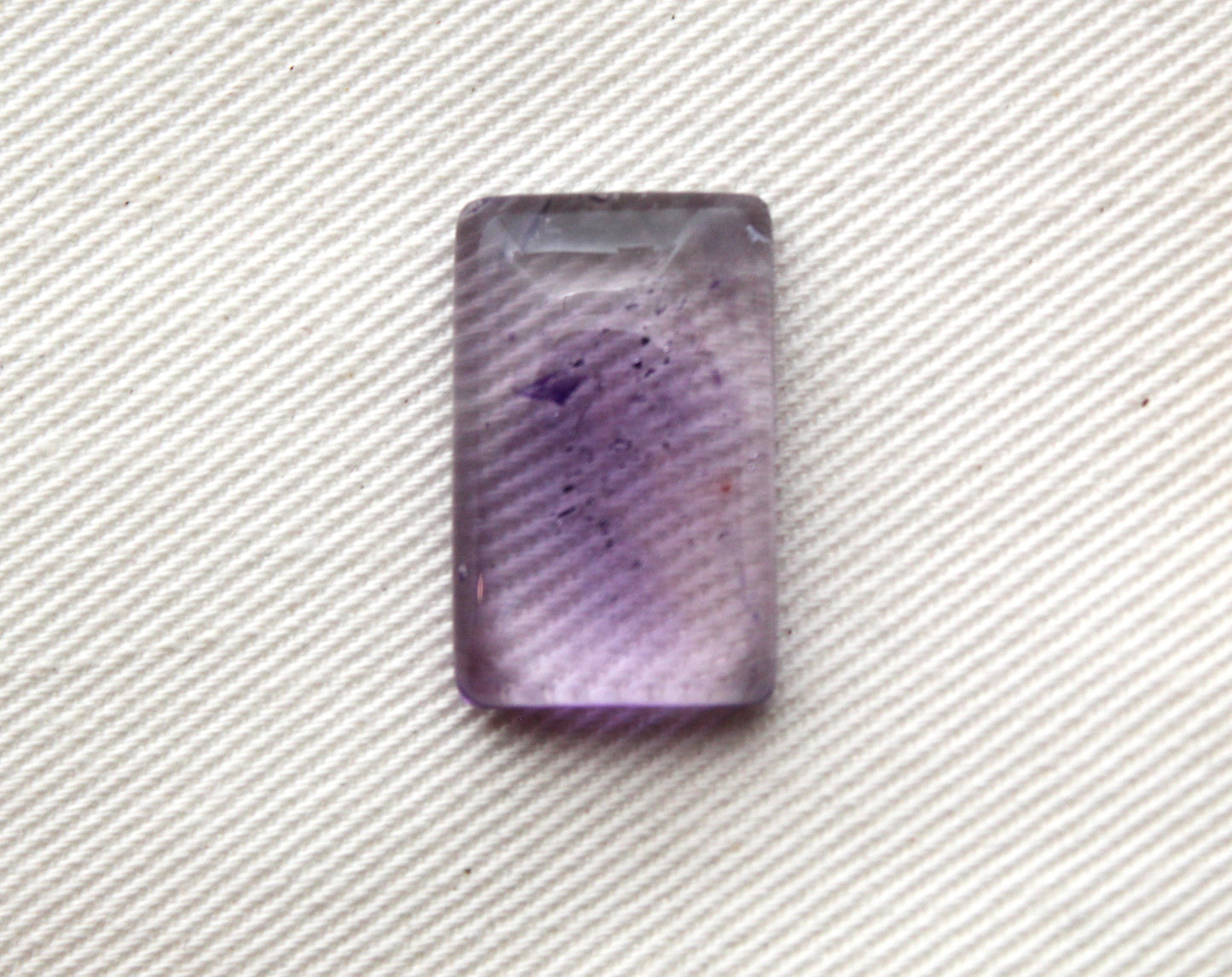 Amethyst Cabochon Gemstone purple rectangle
