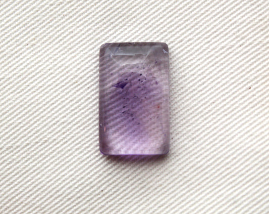 Amethyst Cabochon Gemstone purple rectangle