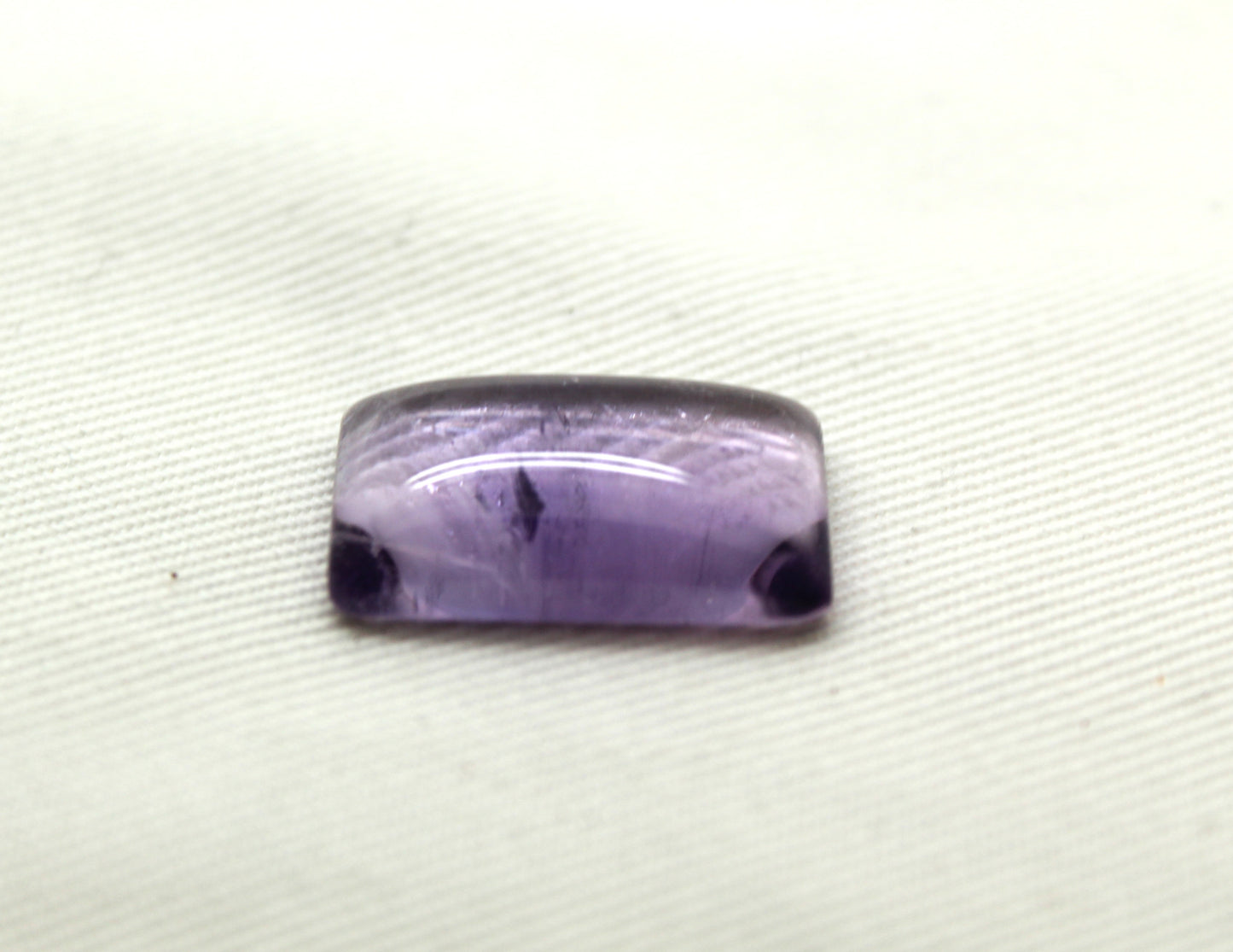 Amethyst Cabochon Gemstone purple rectangle