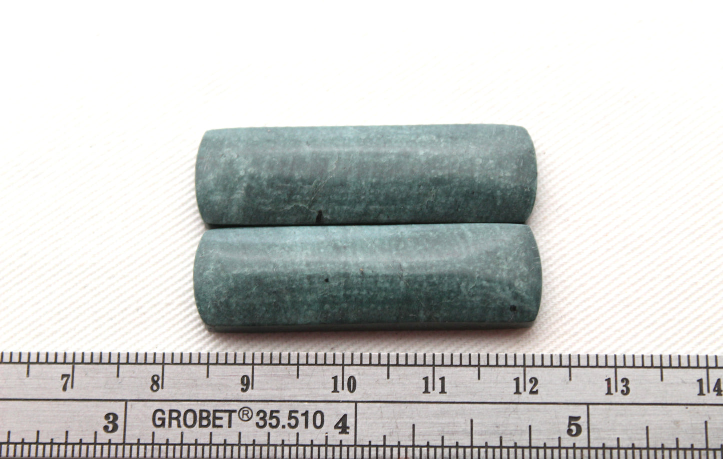 Wonosobo Jasper Cabochons Pair Gemstone rectangle