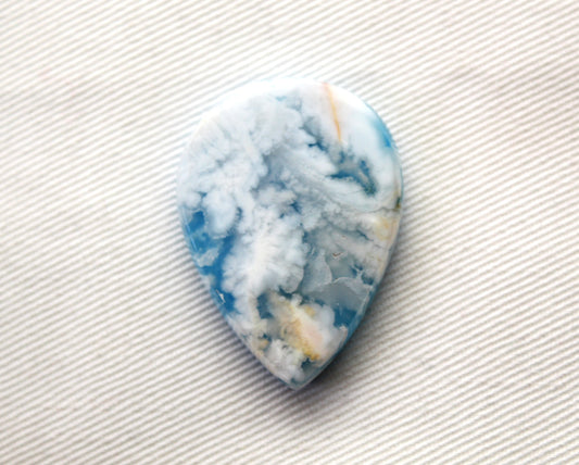 Indonesian Agate Plume DOUBLET Cabochon Gemstone