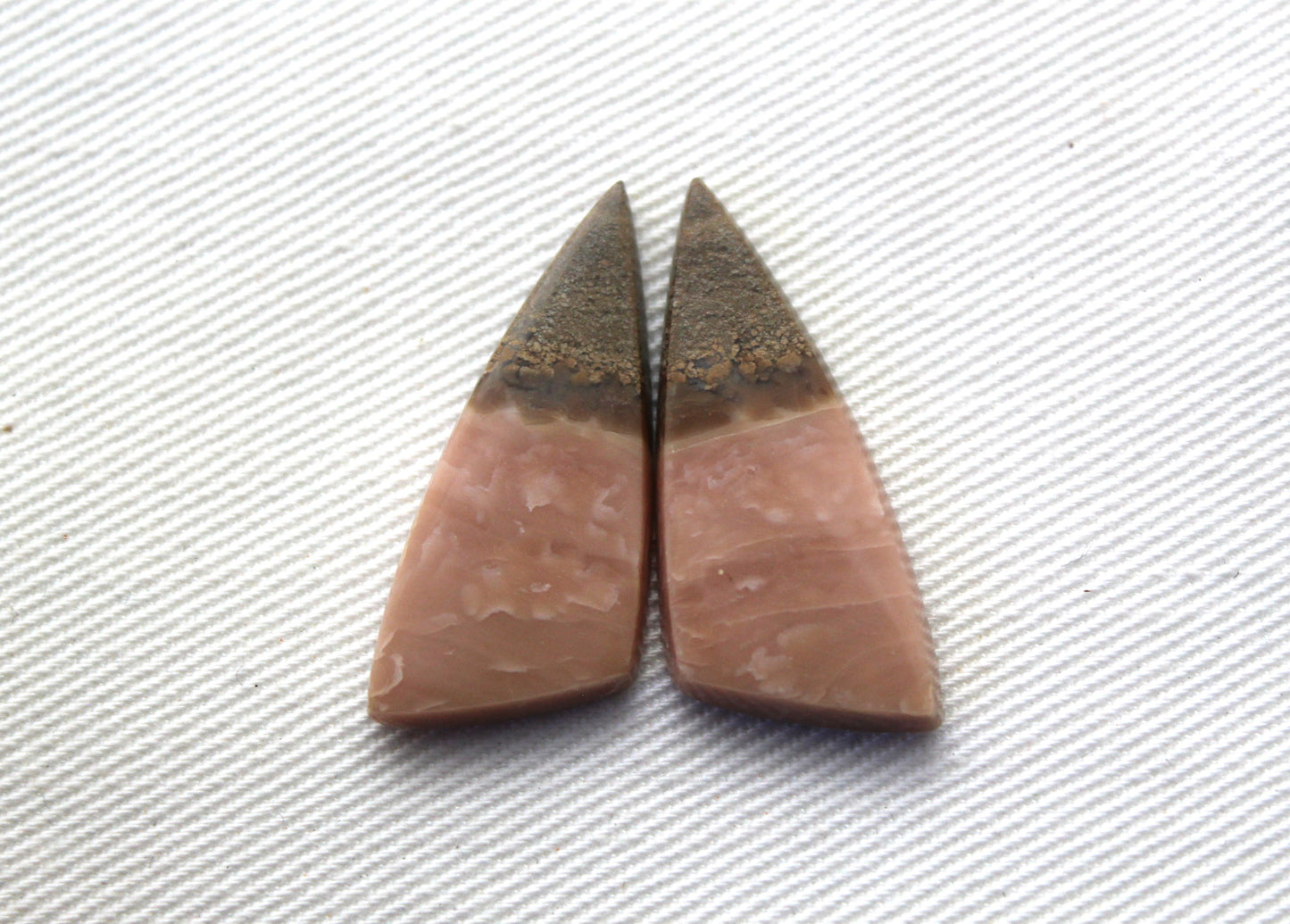 Indonesian Sunset Jasper Pair Cabochons Gemstone natural