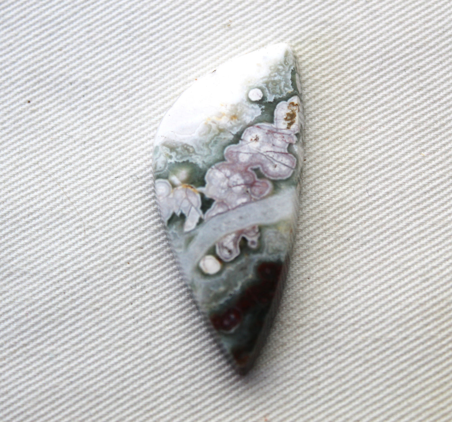 NICE River Jasper Cabochon Gemstone lilac green