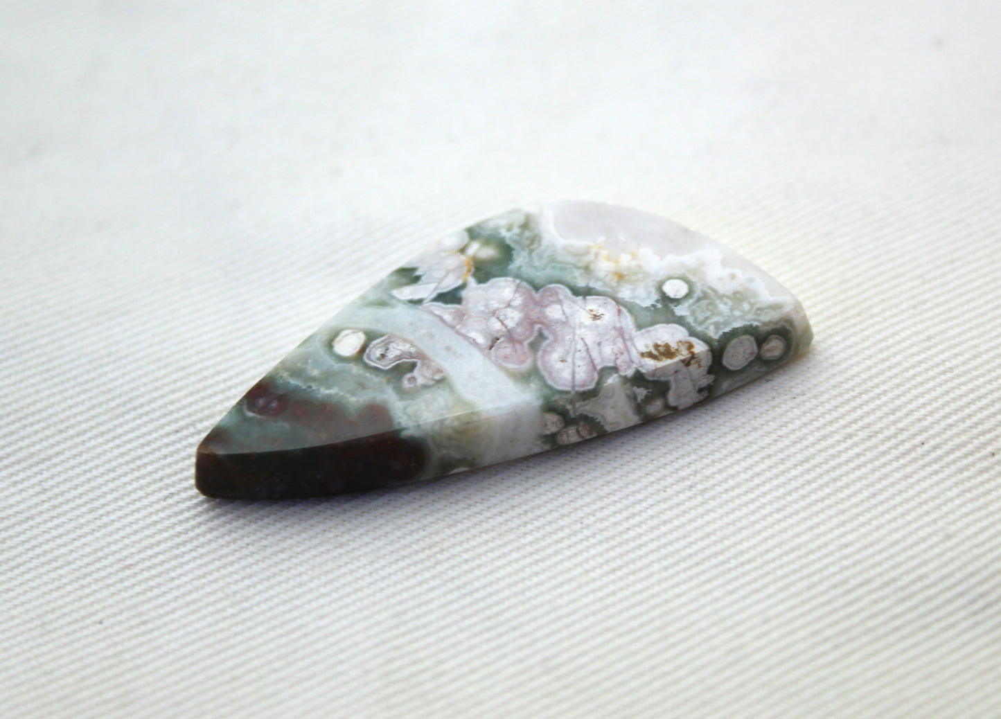 NICE River Jasper Cabochon Gemstone lilac green