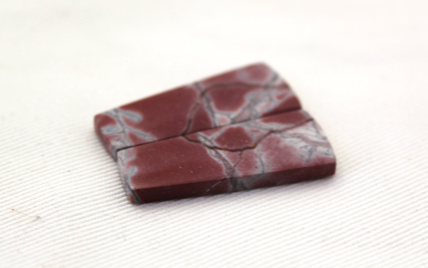 Rhyolite Cabochons Pair gemstone pink