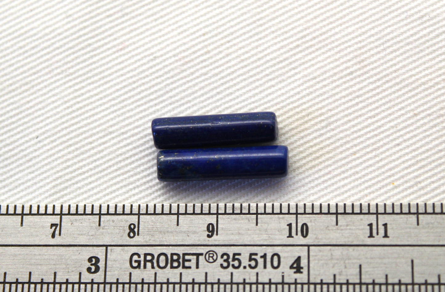 THREE Lapis Lazuli cabochons Gemstones long