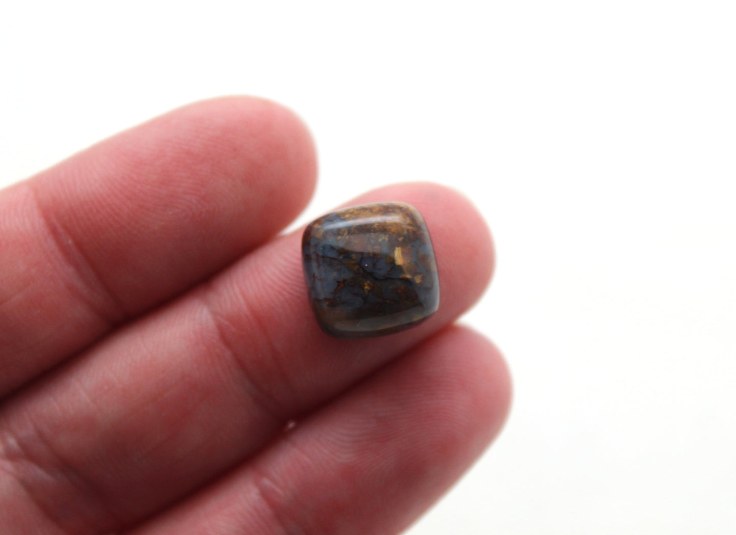 FOUR Pietersite Cabochon square shape gemstone natural 12MM