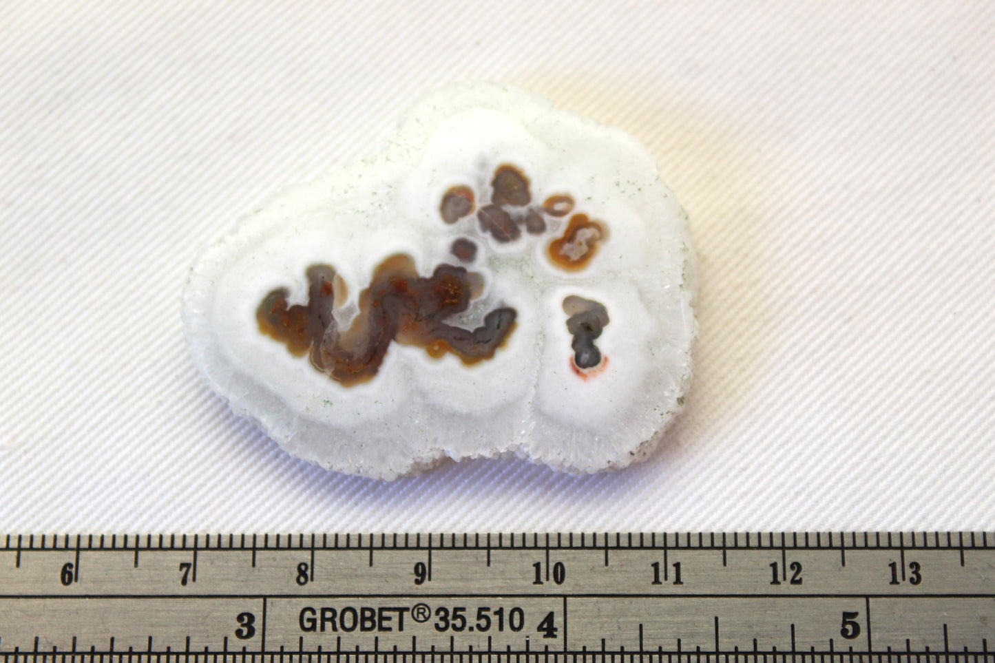 Large Solar quartz gemstone druzy freeform white brown