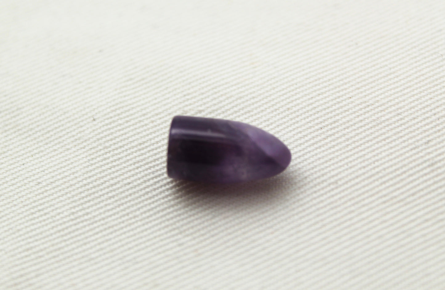 One Amethyst Bullet Gemstone light purple