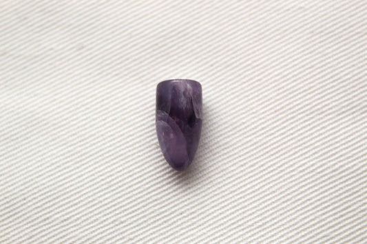 One Amethyst Bullet Gemstone light purple