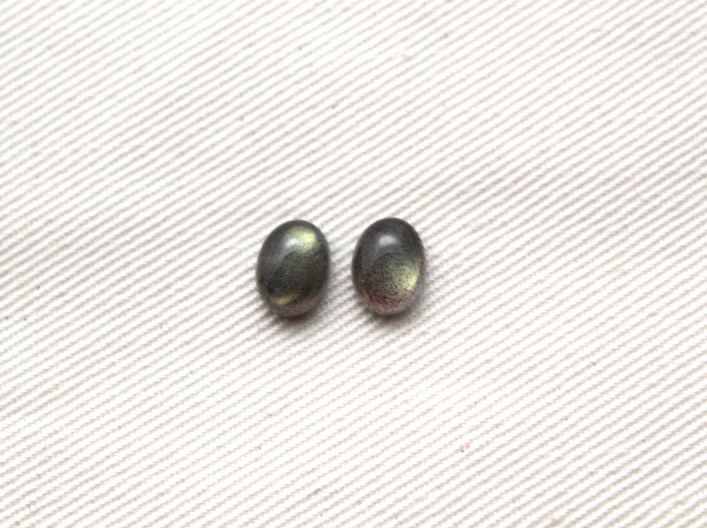 Small Oval Labradorite Pair Cabochon 8X6MM