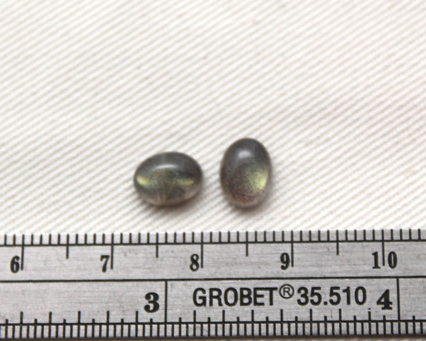 Small Oval Labradorite Pair Cabochon 8X6MM