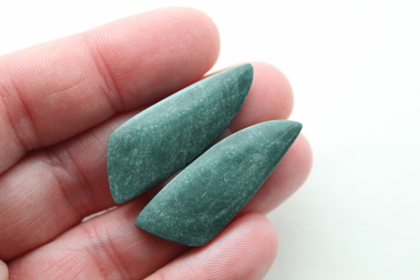Wonosobo Jasper Cabochons Pair Gemstone