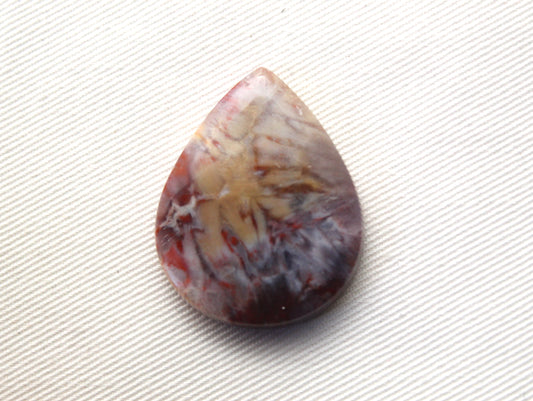 One Sagenite Spray Agate Cabochon gemstone