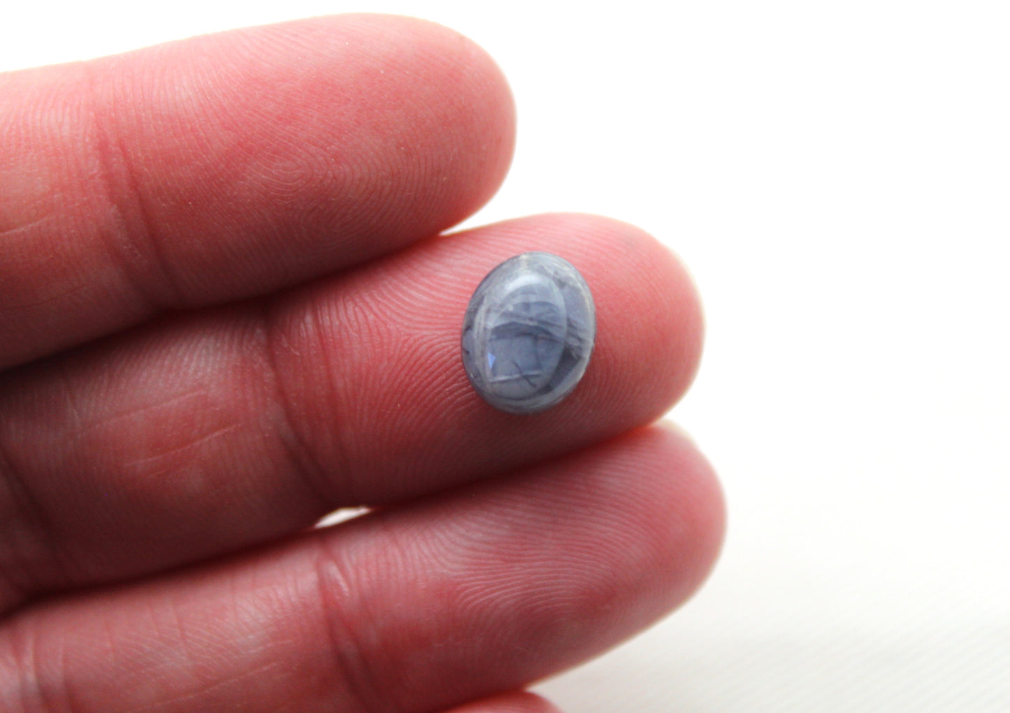 FOUR Iolite cabochons gemstones 8X10MM oval