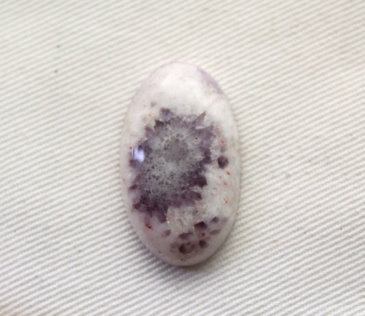 Amethyst Chevron freeform cabochon natural