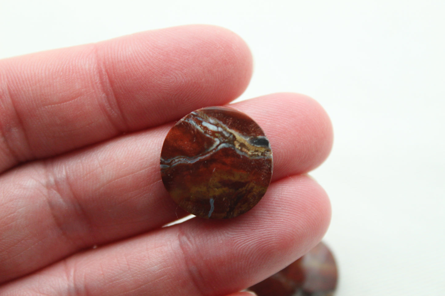 Agates Cabochons Gemstone mutlcolors round 18MM